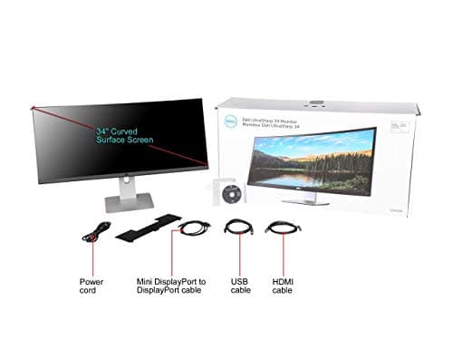 Dell UltraSharp U3419W 34.1" 3440x1440 60Hz IPS Curved Monitor image