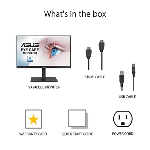 Asus VA24EQSB 23.8" 1080p 75Hz IPS Monitor image