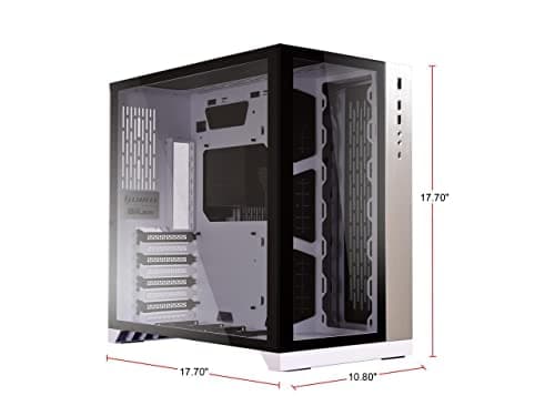 LIAN LI PC-O11 Dynamic Black Tempered Glass on the Front and Left Side, Chassis Body SECC ATX Mid Tower Gaming Computer Case - PC-O11DX image