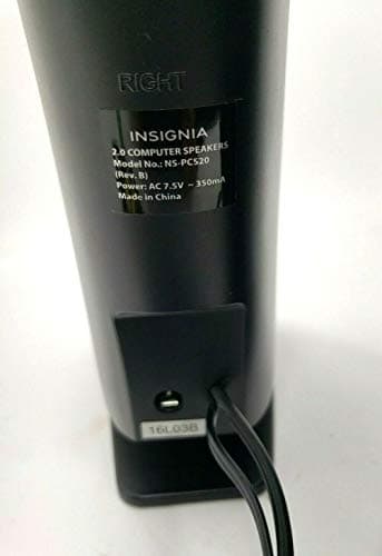 Insignia NS-PCS20 2.0 Channel Speaker System image