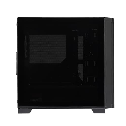 Rosewill FBM-X3 Micro ATX Mid Tower Black with Tempered Glass Side Panel, USB 3.2 Gen 1 Type-A USB 2.0 Type-A, and w/650 W Power Supply image