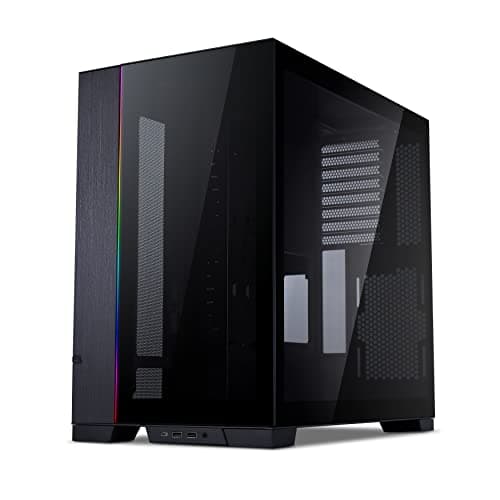 LIAN LI O11 Dynamic EVO O11DEX Black Aluminum / Steel / Tempered Glass ATX Mid Tower Computer Case image