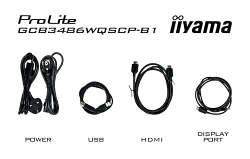 iiyama G-Master GCB3486WQSCP-B1 Gold Phoenix 34" 3440x1440 240Hz VA Monitor Curved image