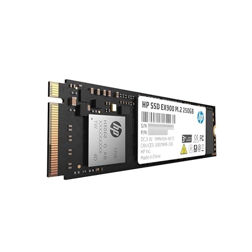 HP EX900 250GB M.2-2280 SSD PCIe 3.0 x4 NVMe image
