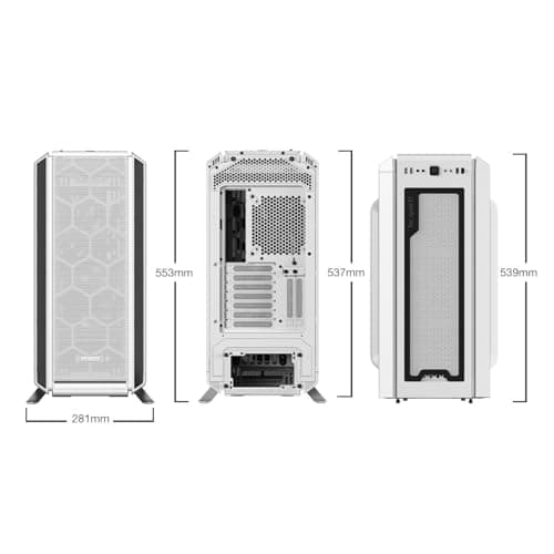 be quiet! Silent Base 802 ATX Mid Tower White Tempered Glass Side Panel image