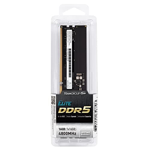 TEAMGROUP Elite Black DDR5-4800 CL40 16GB (1x16GB) image