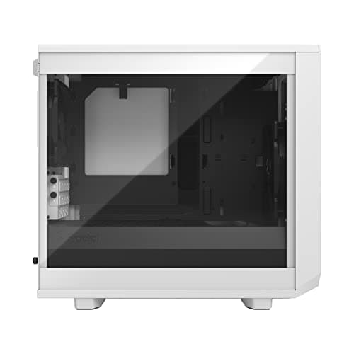 Fractal Design Meshify 2 Nano Mini-ITX Tower White with Tempered Glass Side Panel and USB 3.2 Gen 2 Type-C USB 3.2 Gen 1 Type-A image