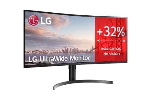 LG 35WN65C-B 35" 3440x1440 100Hz VA Curved Monitor main image