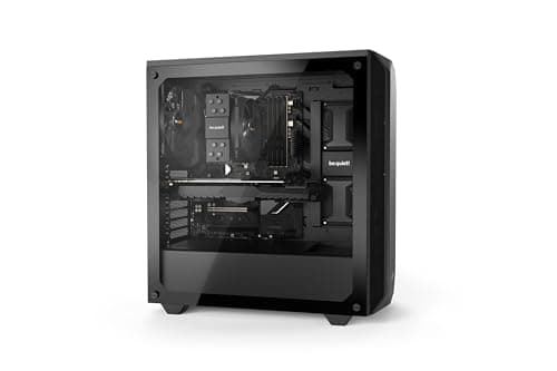 be quiet! Pure Base 500 ATX Mid Tower Black with Tempered Glass Side Panel and USB 3.2 Gen 1 Type-A image