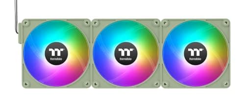 Thermaltake CT140 EX 140mm Green ARGB Sync PWM 90.3 CFM 3-Pack image