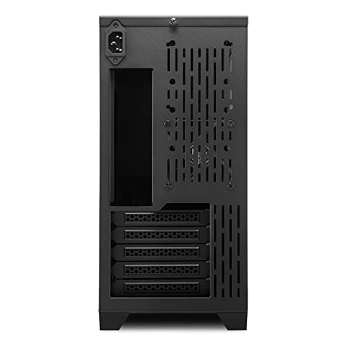 SHARKOON MS-Y1000 Micro ATX Mid Tower Black Tempered Glass image