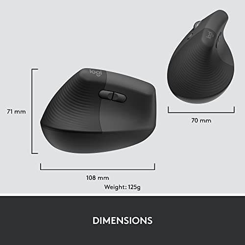 Logitech Lift for Business Wireless/Wired/Bluetooth Optical Mouse image