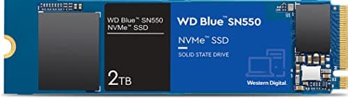 Western Digital Blue SN550 2TB M.2-2280 SSD PCIe 3.0 NVMe image