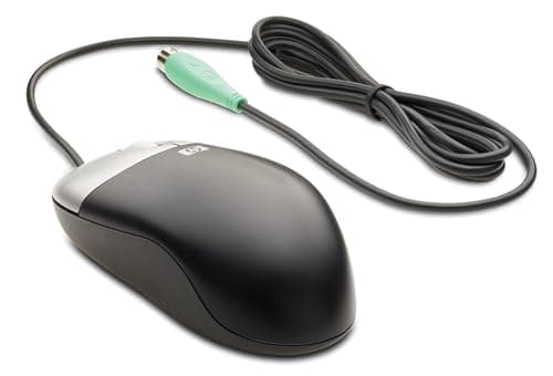 HP EY703AA Wired Optical Black Mouse image