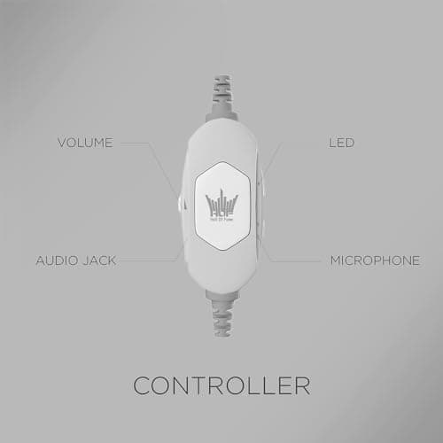 GALAX HOF Maestro Matte White 7.1 Channel Closed-Back Gaming Headset image