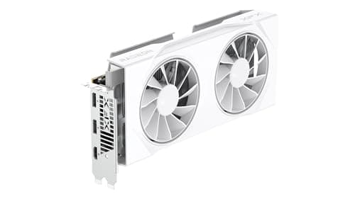 XFX Swift OC Radeon RX 9060 XT 8GB GDDR6 White Dual Fan image