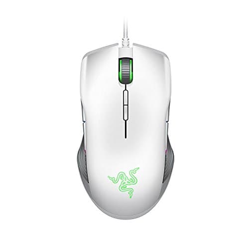 Razer Lancehead TE Ambidextrous Gaming Mouse: 16,000 DPI Optical Sensor - Chroma RGB Lighting - 8 Programmable Buttons - Mechanical Switches - Mercury White image