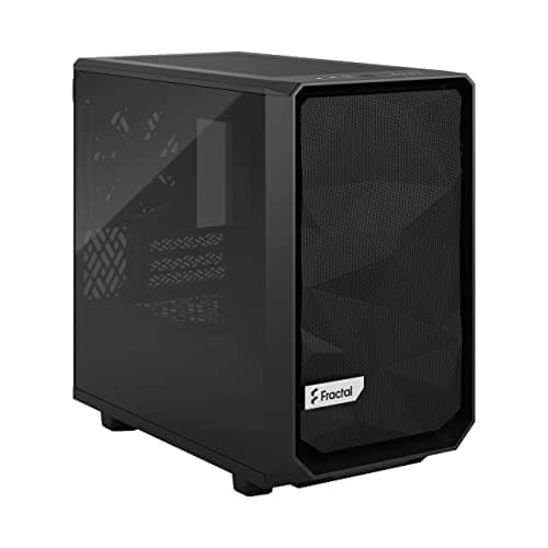Fractal Design Meshify 2 Nano Mini-ITX Tower Black Tempered Glass Side Panel image