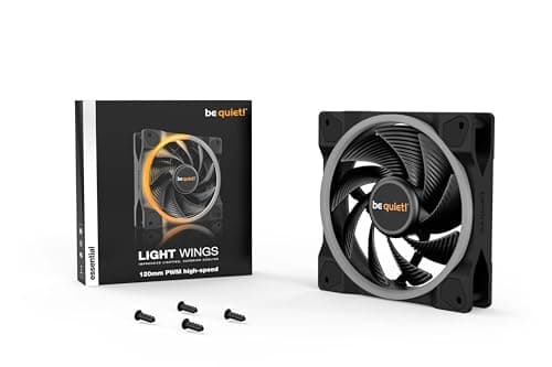 be quiet! Light Wings 120mm Black PWM ARGB high-speed 52.3 CFM 1-Pack image