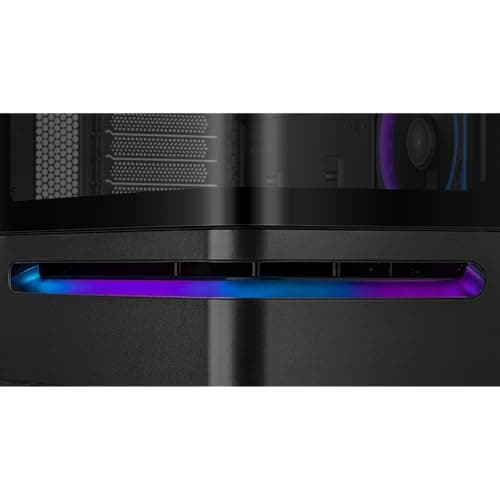 Asus Prime AP202 Micro ATX Mid Tower Black with Tempered Glass Side Panel and USB 3.2 Gen 2x2 Type-C, USB 3.2 Gen 1 Type-A image