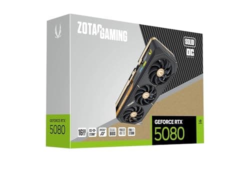 Zotac GeForce RTX 5080 GAMING SOLID OC 16GB GDDR7 Black / Copper image