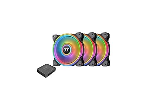 Thermaltake Riing Quad 120mm Black PWM RGB TT Premium Edition 3-Pack main image