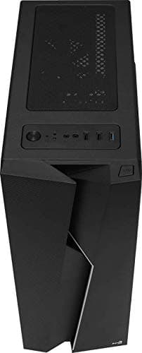 Aerocool Bolt ATX Mid Tower Tempered Glass with USB 3.2 Gen 1 Type-A and USB 2.0 Type-A, Dimensions: 410 x 194 x 444 image