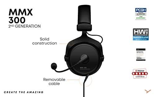 Beyerdynamic MMX 300 (2nd Generation) Closed Gaming Headset image