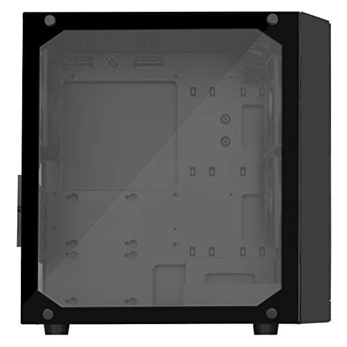 Silverstone Precision PS15 RGB Micro ATX Mid Tower Black with Tempered Glass Side Panel and USB 3.2 Gen 1 Type-A image