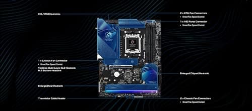 ASRock B850 Phantom Gaming Riptide WiFi AM5 DDR5 ATX image