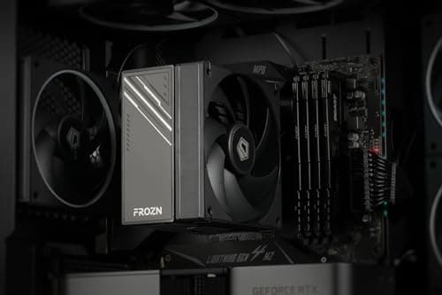 ID-COOLING FROZN A410 Black - 6" Height Black Air CPU Cooler image