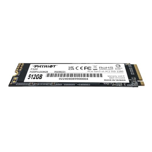 Patriot P320 512GB SSD M.2-2280 PCIe 3.0 x4 NVMe image