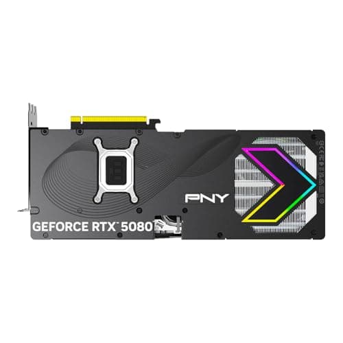 PNY ARGB EPIC-X RGB OC GeForce RTX 5080 16GB GDDR7 Black image