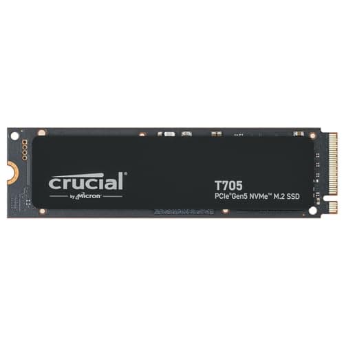 Crucial T705 1TB PCIe Gen5 NVMe M.2 SSD with Heatsink image