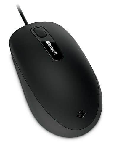 Microsoft S9J-00001 Wired Optical Black Mouse image