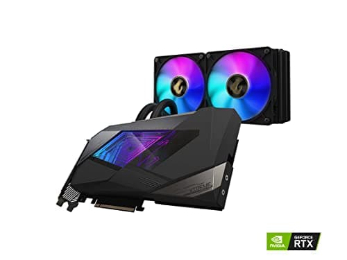 Gigabyte AORUS XTREME WATERFORCE GeForce RTX 3080 LHR 12GB GDDR6X Black image