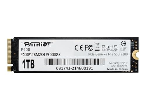 Patriot P400 1TB SSD M.2-2280 PCIe 4.0 x4 NVMe image