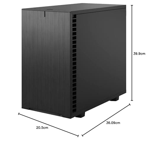 Fractal Design Define 7 Nano Mini-ITX Tower Black Tinted Tempered Glass image