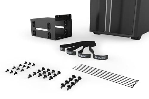 be quiet! Pure Base 500DX ATX Mid Tower Black with Tempered Glass Side Panel and USB 3.2 Gen 2 Type-C, USB 3.2 Gen 1 Type-A image