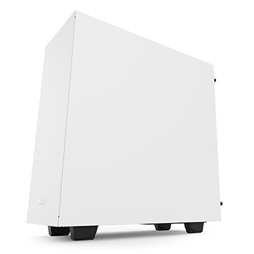 NZXT S340 Elite ATX Mid Tower White Tempered Glass Side Panel Front Panel USB 3.2 Gen 1 Type-A & USB 2.0 Type-A image