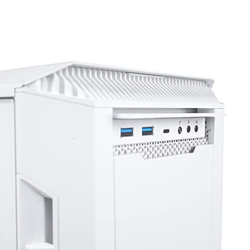 Phanteks Eclipse P600S ATX Mid Tower White Tempered Glass Side Panel, USB 3.2 Gen 2 Type-C, USB 3.2 Gen 1 Type-A Front Panel image