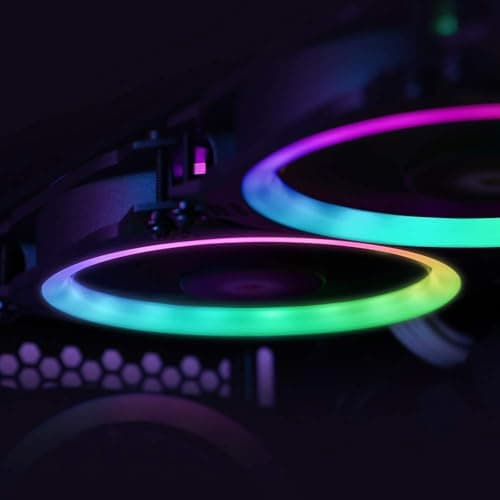 Antec Prizm 140mm Black Addressable RGB PWM 65.03 CFM 2-Pack image