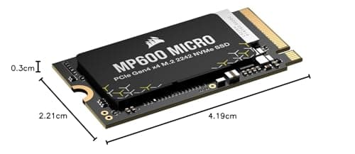 Corsair MP600 MICRO 1TB SSD M.2-2242 PCIe 4.0 x4 NVMe image