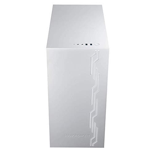 iBuypower Snowblind S ATX Mid Tower White Tempered Glass Side Panel image
