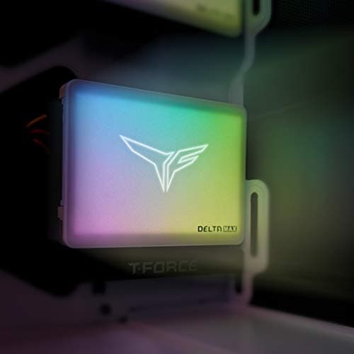 TEAMGROUP T-Force Delta Max White RGB Lite 1TB SSD 2.5" SATA 6.0 Gb/s image