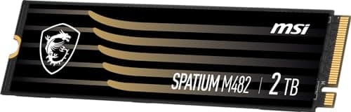 MSI SPATIUM M482 2TB SSD M.2-2280 PCIe 4.0 X4 NVMe image