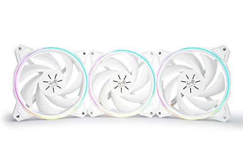 In Win Sirius Pure ASP120 120mm White Addressable RGB PWM 50 CFM 3-Pack image