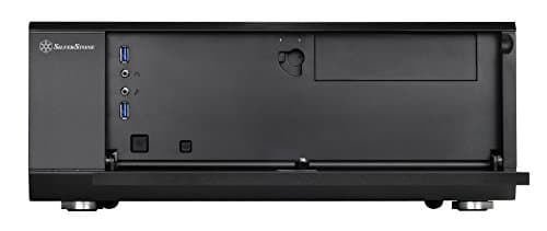 Silverstone GD10B HTPC Black with USB 3.2 Gen 1 Type-A Front Panel image