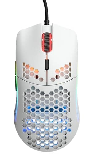 Glorious Model O- White Wired Optical Gaming Mouse image