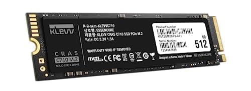 Klevv CRAS C710 512GB SSD M.2-2280 PCIe 3.0 NVMe image